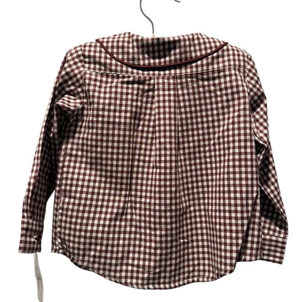 Edgehill Collection Reversible Holiday Pants Gingham Top Set Darby Fallon Clark